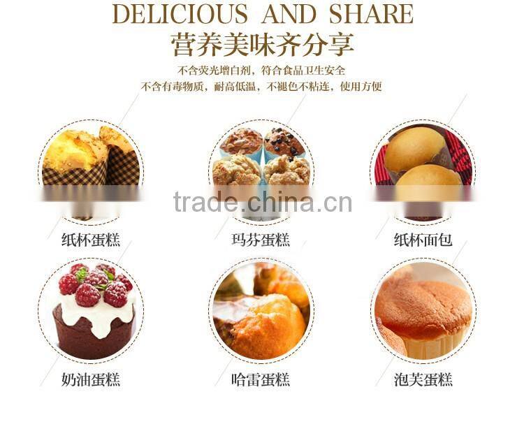 JM148 BAKEST medium castle pattern high temperature resistance muffin cake paper cup high quality baking tools