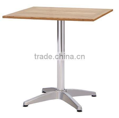 Garden using modern design aluminum wooden set