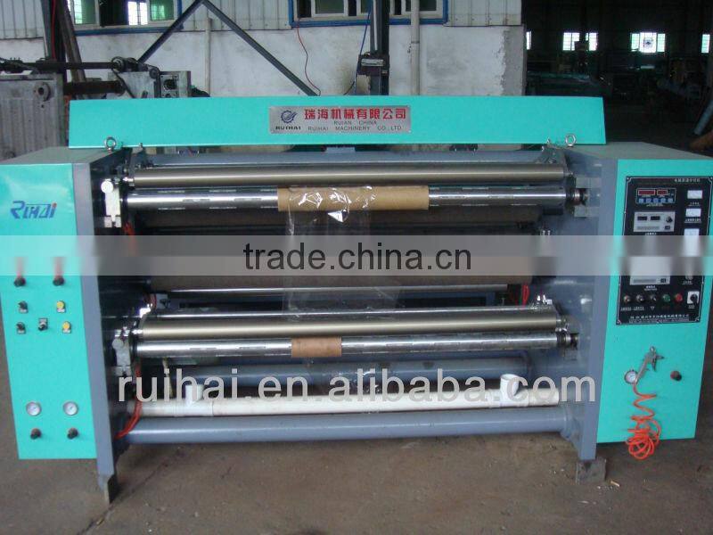 WZFQ-C Model high speed film slitting rewinding machine (film slitter with perforator)