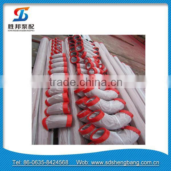 wear resisting truck mounted concrete pump elbow