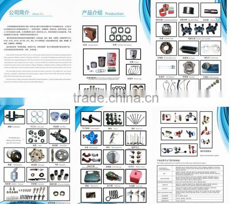 diesel engine spare parts single cylinder cylinder head R165/170/175/180/185/190/192/ZS195/1100/1105/1110/1115/1125/1130