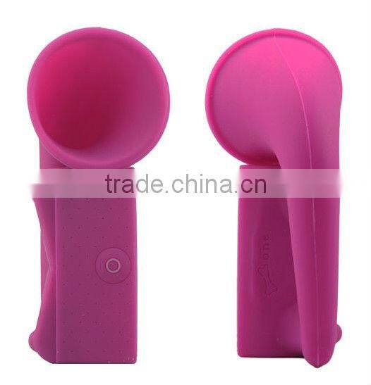 top selling portable silicone micro speaker for mobile phone