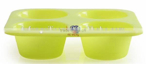 2016 hot selling 4 cavities silicone ball mold