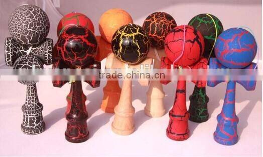 Wholesale Kinds Of Wooden Color Kendama Balls For Adult And Children