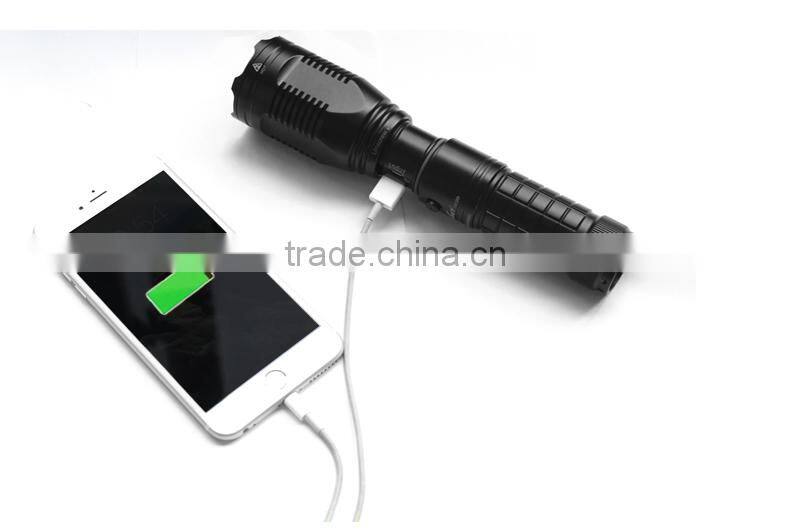 High lumen army torch tactical flashlight from Tank007 factory