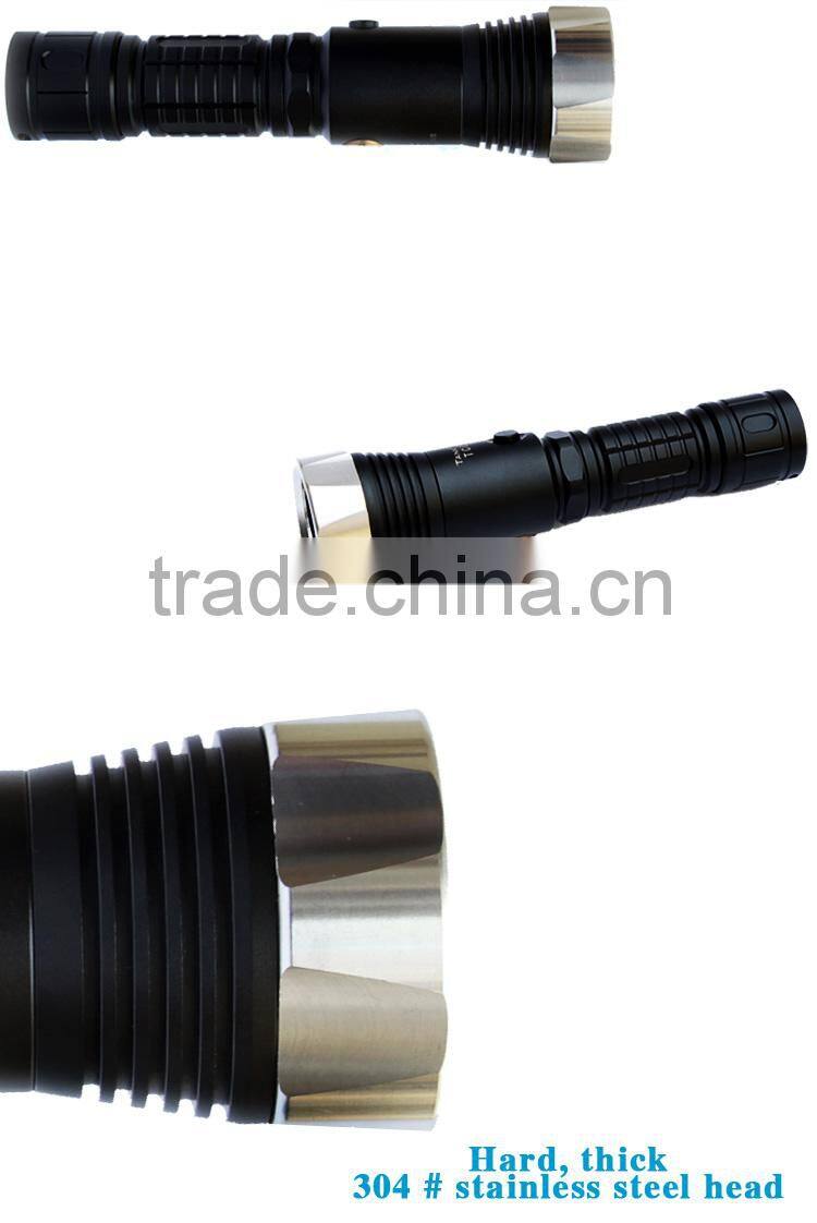bailong led torch led rechargeable torch 1000 lumens led flashlight torch