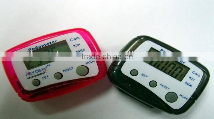3 Buttons Multifunction Digital Calorie Pedometer with Time display