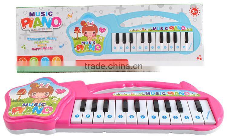 Lovely 22 keys electronic musical plastic toy piano