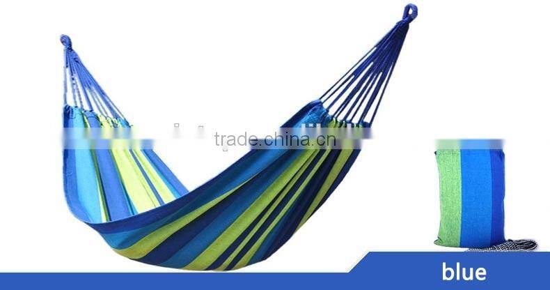 NEW Portable Hammocks Canvas Outdoor Hammocks Camp Bed Convenient Cot Garden Furniture Swing Low Price Free shipping