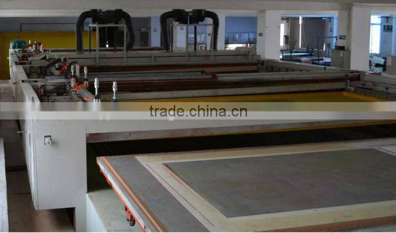 Screen printing bus stop billboards