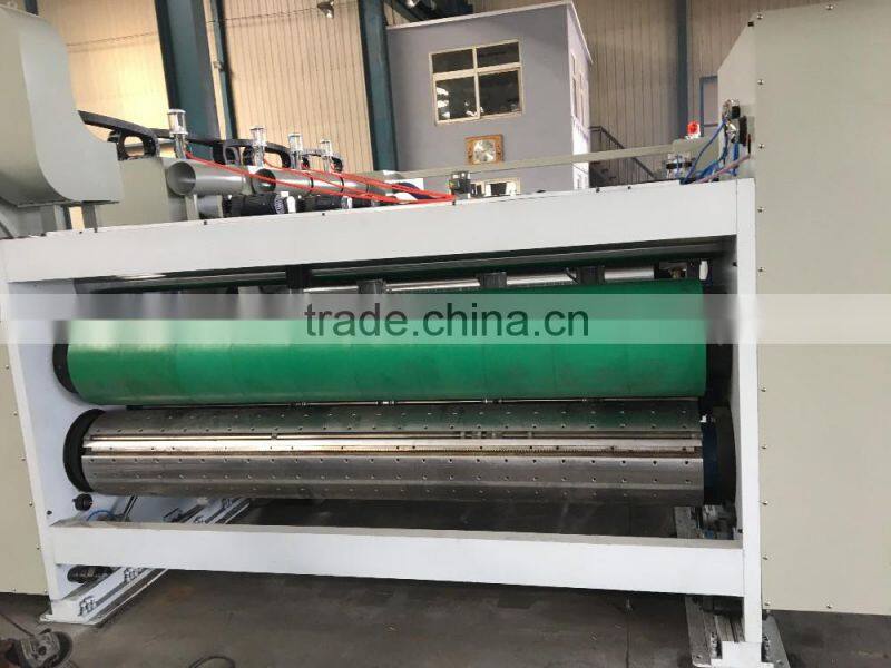 Lead edge feeding printing slotting machine