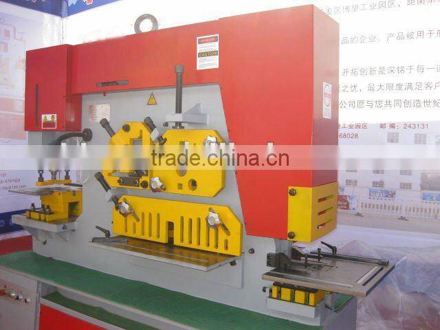 Q35Y-20 Hydraulic iron worker,cnc punch,iron worker punching
