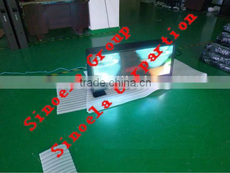 P6 outdoor full color double sided led taxi top advertising/taxi roof top advertising signs