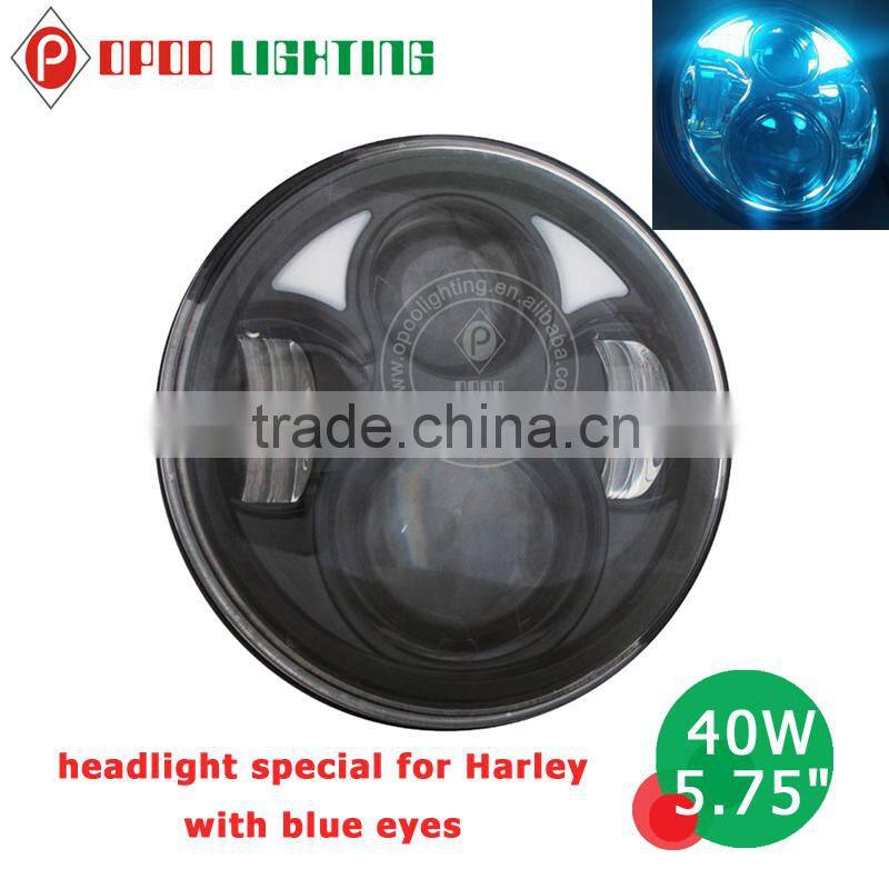 Top bright accessories 40w 5.75 motorcycle led headlight