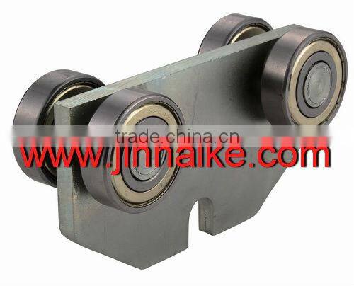 casting & stamping cantilever gate wheel with bearing