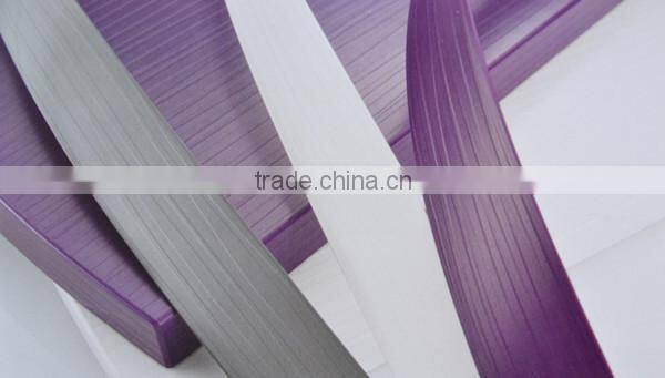 kitchen cabinet high glossy pvc edge banding