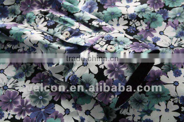 Satin 100% cotton long sleeve latest brand design European style slim fit floral pattern casual fancy fashion men printing shirt