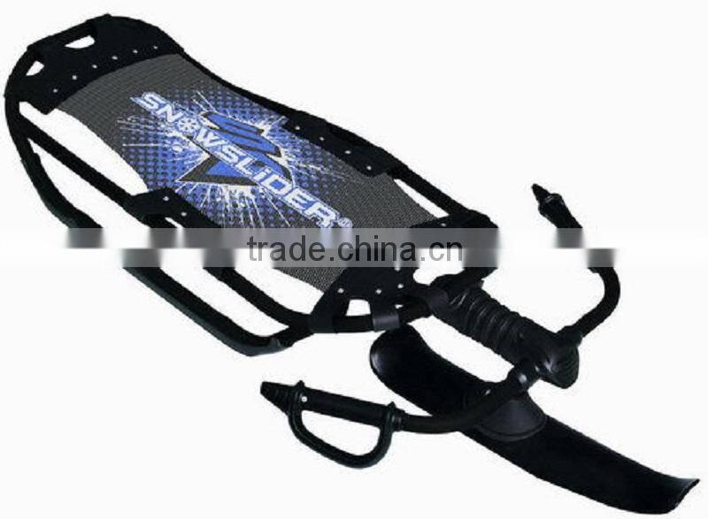 ALUMINUM PUSHING SNOW SKI SLED/SNOW RACER ADULT /KIDS