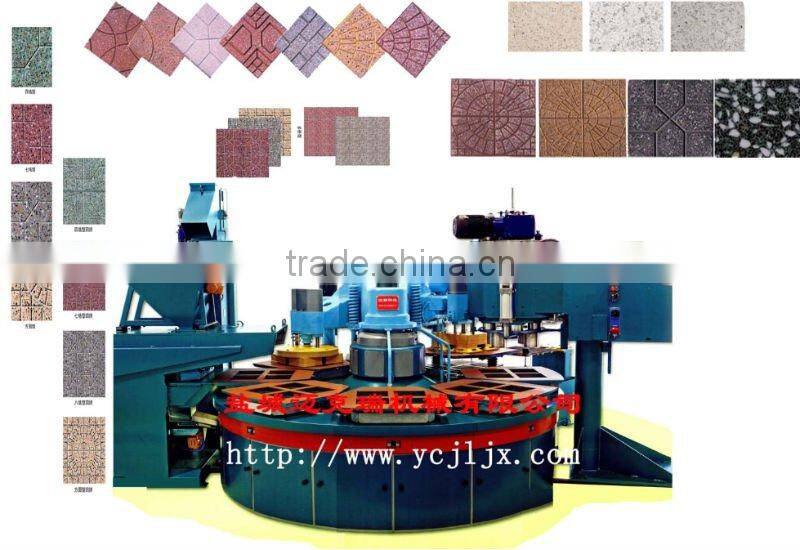 CNC&OCEM terrazzo floor tile machine/floor tile making machine/cement floor tile making machine
