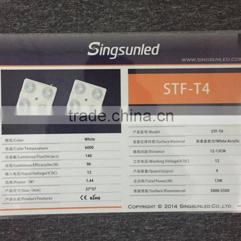 2015 hot sell injection led module 2835 smd led 1w module injection 2835 led module with lens