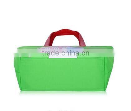 2014 Cartoon contrast color nylon handbag