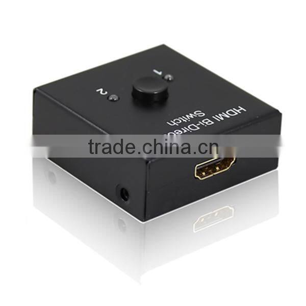 Hot video player 2x1 or 1x2 HDMI Bi-Directional Switch with HDCP Passthrough, 3D and 1080p Support