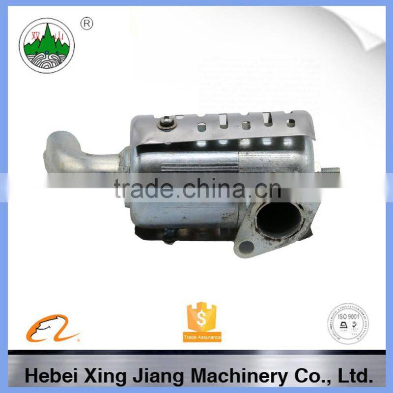 exhaust muffler for tractor engine