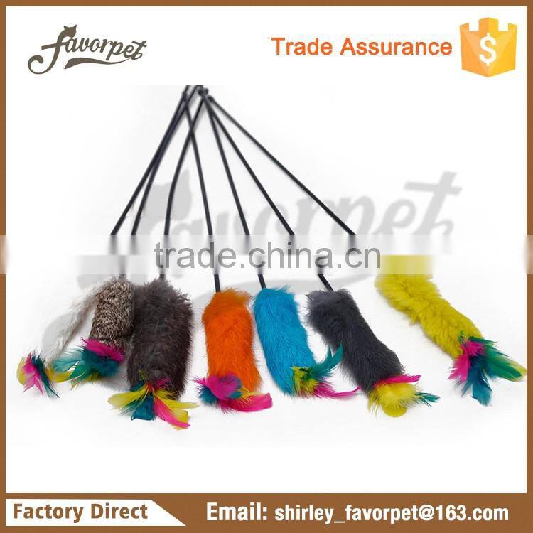 Newest butterfly cat teaser stick toy , christmas cat teaser stick toy