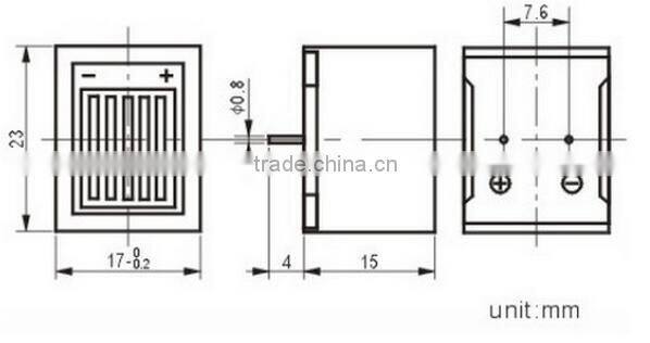 FBELE brand 400HZ mechanical buzzer for rat repller with 2 pin