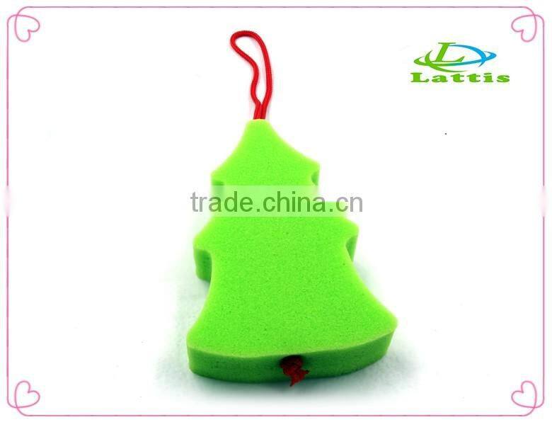 hot sale factory price massage exfoliating shower sponge body rubbing fruit shaped bath sponge for kids