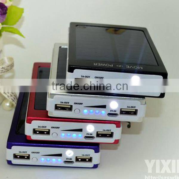 30000mah Solar Power Bank with 4 in 1 USB spring cable