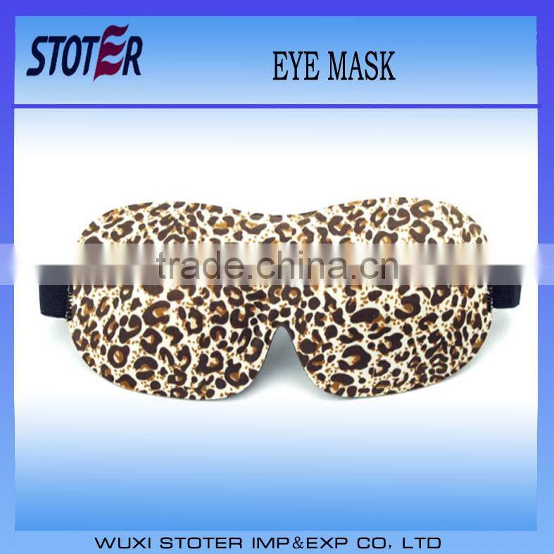 Silk material 3D sleep eye mask with PU foam sleep earplug