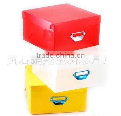 PP clear shoe boxes