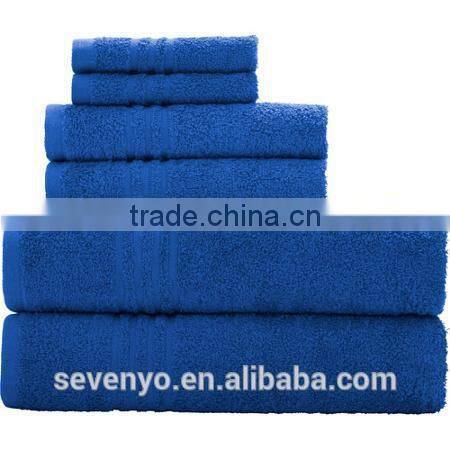 High quality multi-color hotel towel set China manufacturer