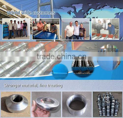 Glazed Aluminum Metal Roof Tile Ridge Roll Forming Machine