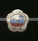 metal cock lapel pin