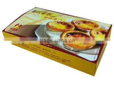 Recyclable paper printing dessert boxes/Sandwiches boxes package for bakery