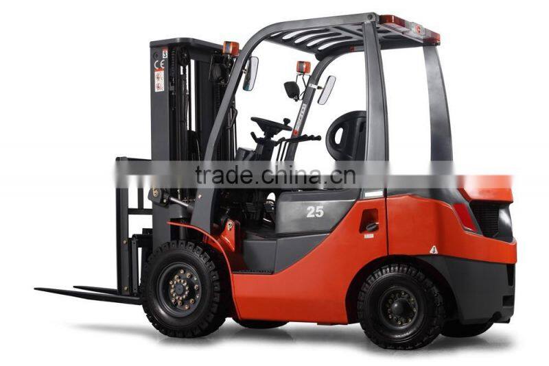 2.5 Ton Hydraulic Diesel Forklift Truck With Japanese Isuzu Engine