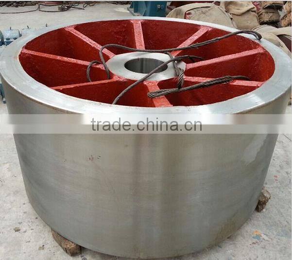 OEM steel forged supporting roller cement machinery parts