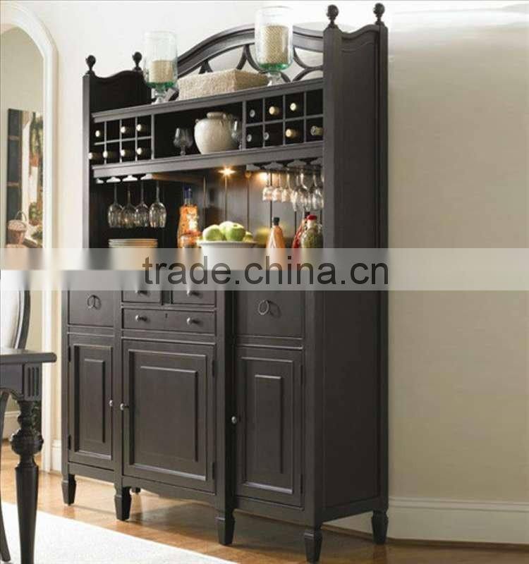 Customized Low Price Living Room Wooden Wine Cabinets
