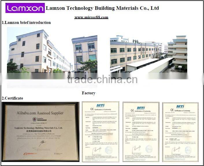 Antique wall mount mirror with lighting for dressing