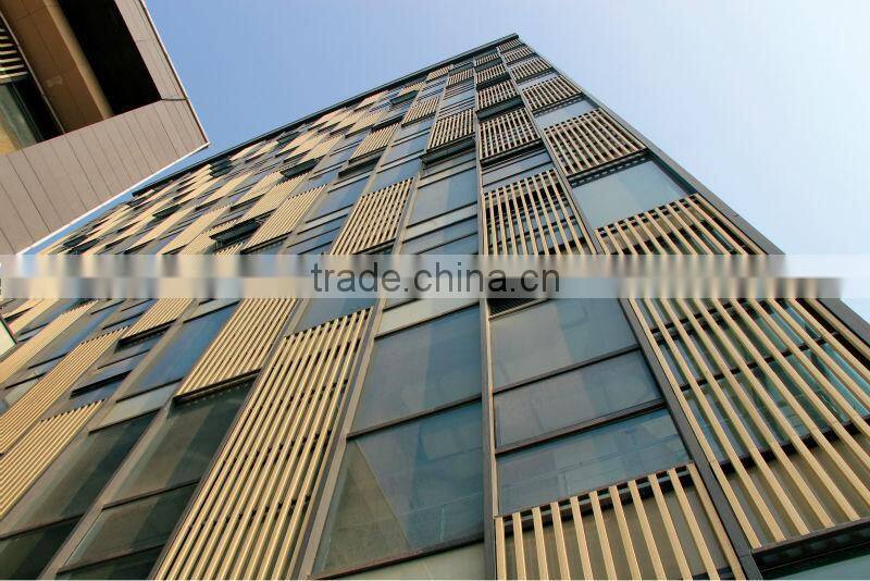 Curtain wall terracotta stick, clay louver for exterior wall
