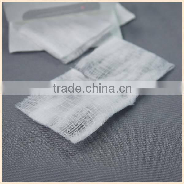 sterile cotton filled gauze sponge