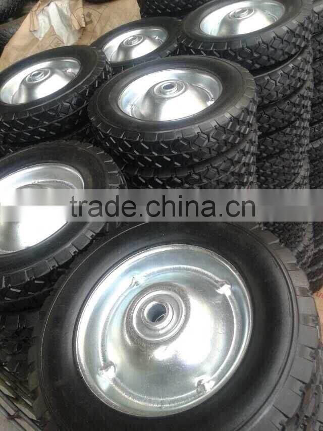 8 and 10 inch solid rubber wheel for wheelbarrow from china supplier
