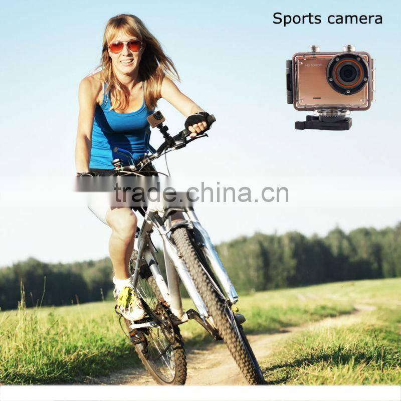 2014 hot sale hd mini sport DV 1080p manual with Waterproof, Shockproof function