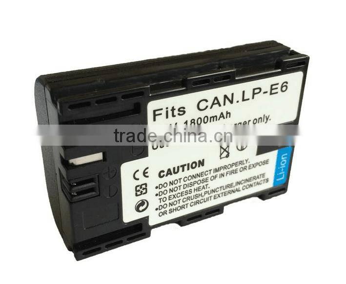 Digital Camera Battery For Canon For LP-E6 1800mah 7.4V High Capacity