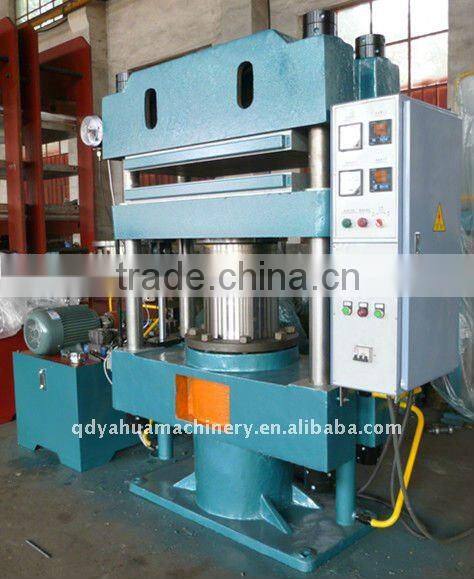 Column Type Hydraulic Rubber Floor Vulcanizing Press/Manual Push-Pull Rubber Vulcanizer