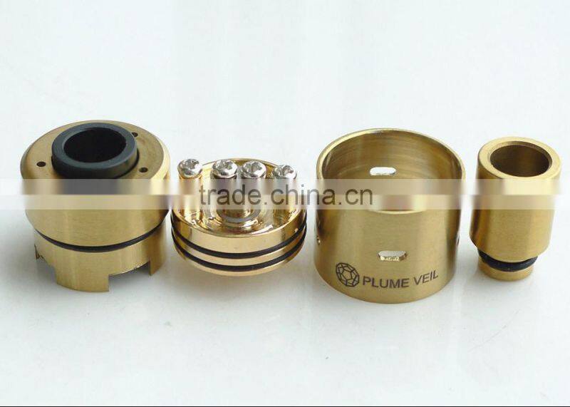 2015Best wholesale !!! new e-cigarette products white plume veil 1.5 rda/hobo rda