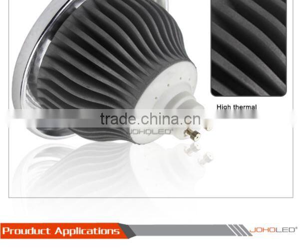 Epistar cob dimmable gu10 led AR111,12v g53 led lamp g53, gu10 led cob ar111 dimmable 13w 15w AC100-240V spotlight