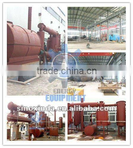 XD Waste plastic pyrolysis plant to oil, carbon black, steel